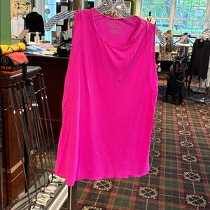 Deniss Cromwell Fuchsia Sleeveless Top